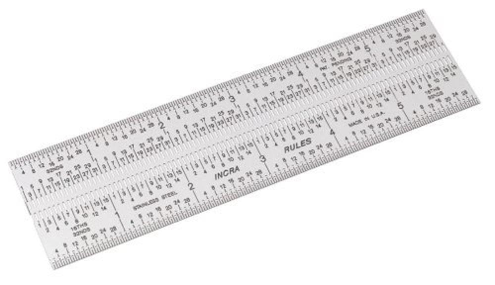 

Incra 6" Precision Marking Ruler