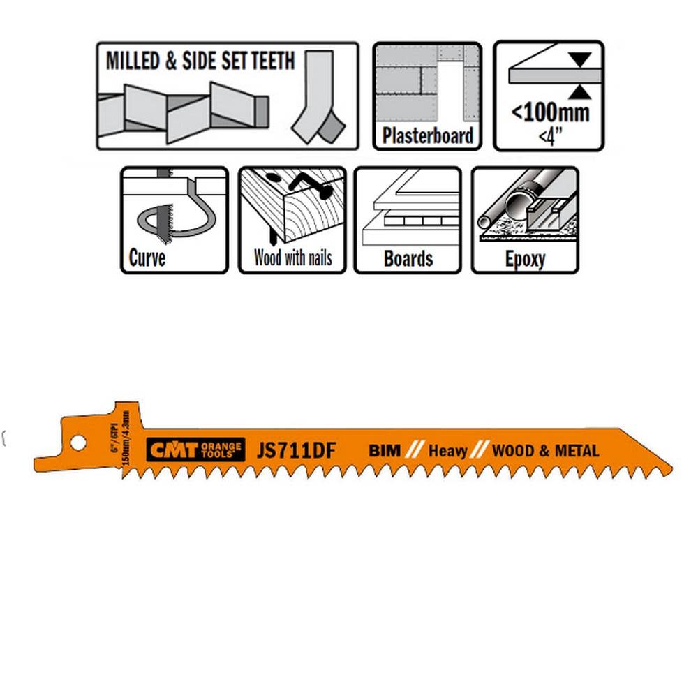 

CMT Bi Metal Recip Blade