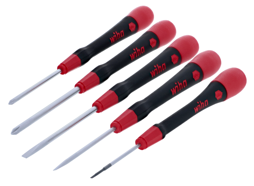 

Wiha PicoFinish Slotted & Phillips Precision Screwdriver Set 5pc