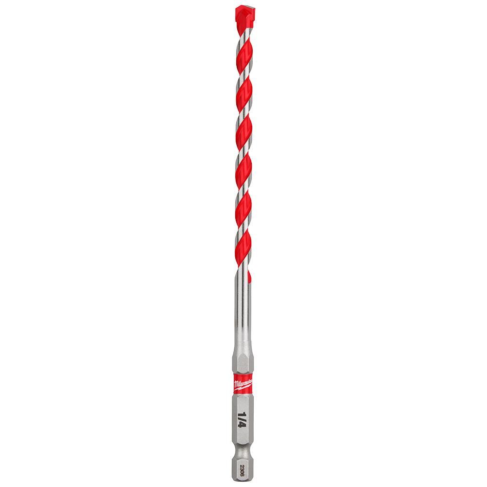 Milwaukee SHOCKWAVE Carbide Hammer Drill Bit 1/4inchx4inchx6inch