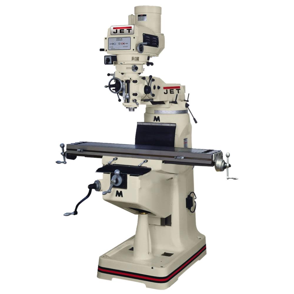 

JET JTM-1050 with 200S 3-Q X&YTPFA & AIR Vertical Milling Machine