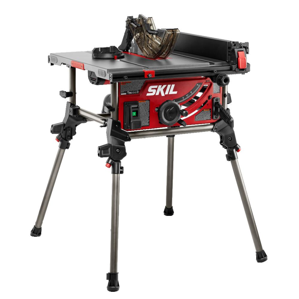 SKIL 10in Jobsite Table Saw with Foldable Stand 25 1/2 Rip