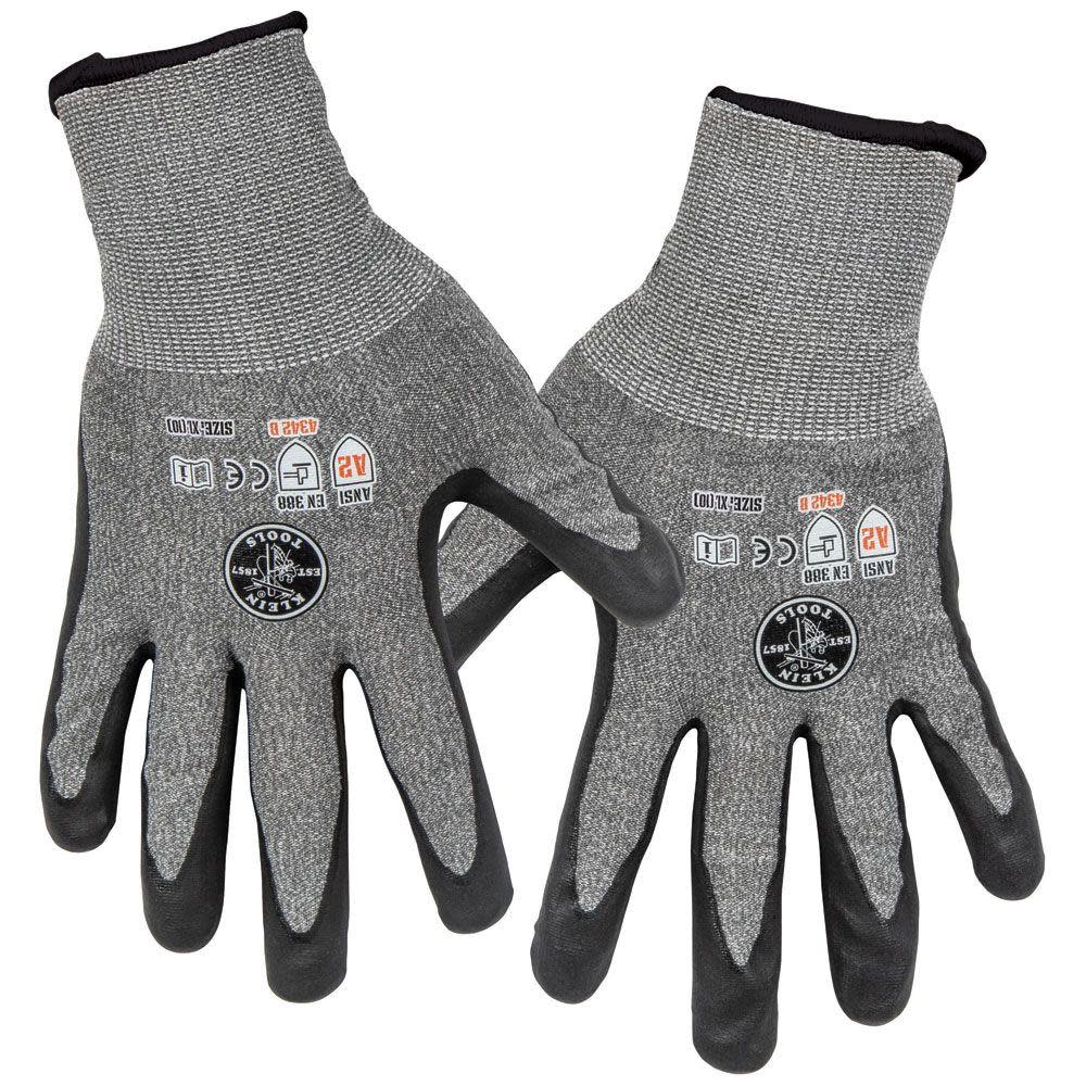

Klein Tools 2-Pair of Work Gloves Cut Level 2 Touchscreen - X-Large