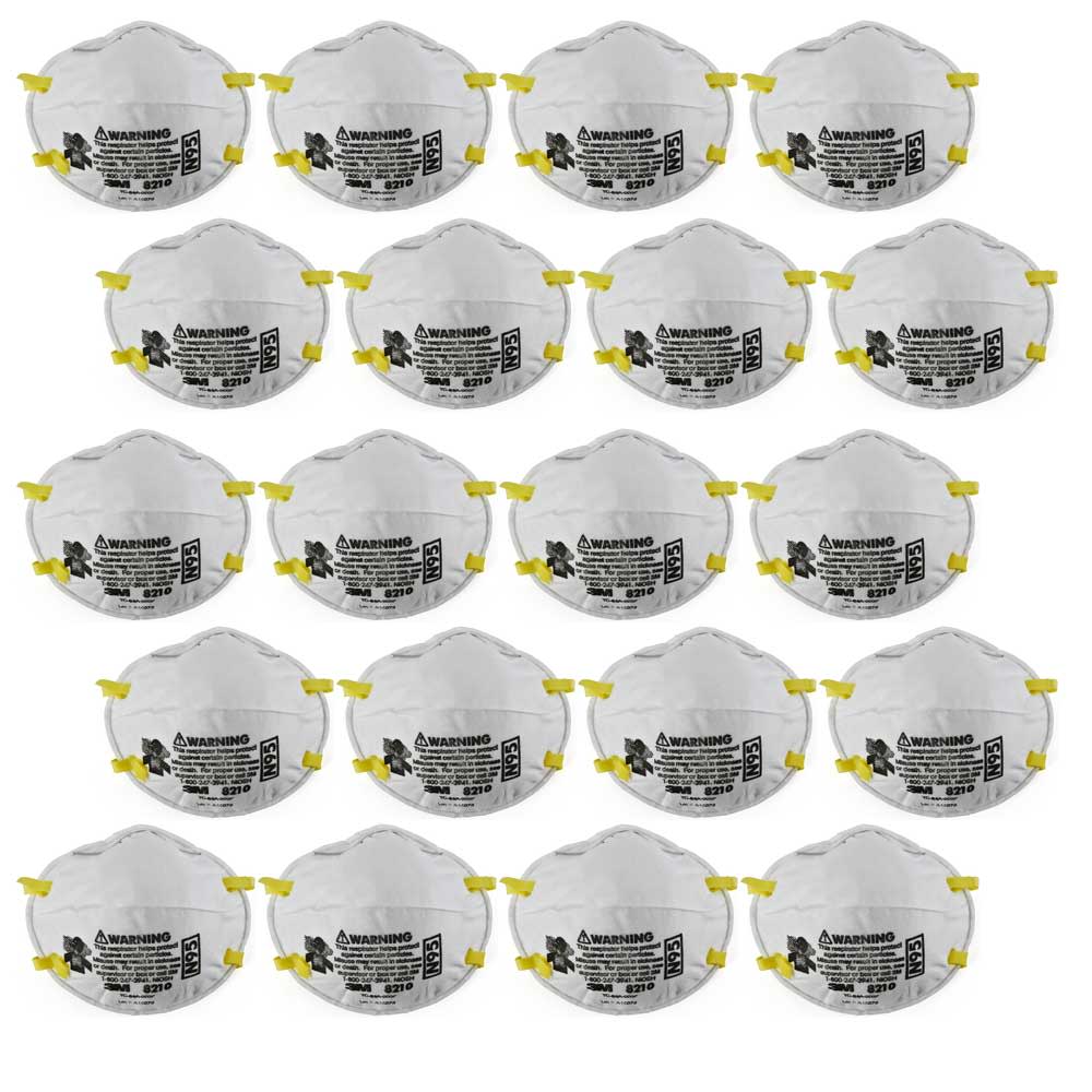 

3M 8210 N95 Safety Mask Disposable 20 Pack