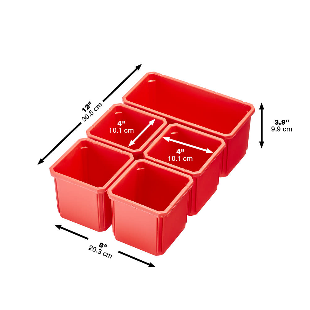 「5 COMPLETE BOX」 milwaukee-packout-5-bin-kit-