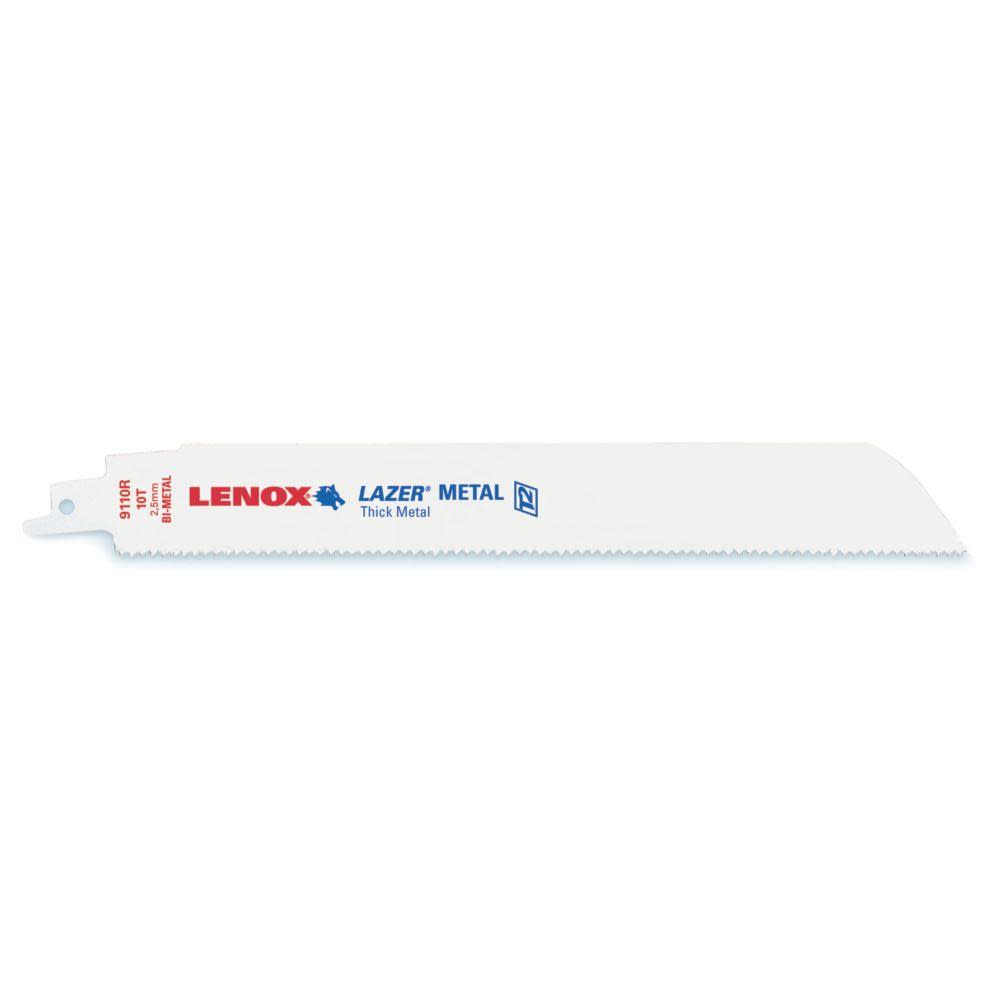 

Lenox 5-Pack 9-in 10-TPI Bi-Metal Reciprocating Saw Blades