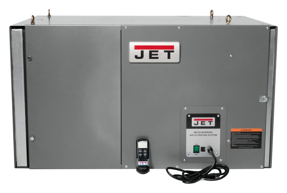 

JET Metalworking Air Filtration System 3000 CFM 1HP 230V Single Phase