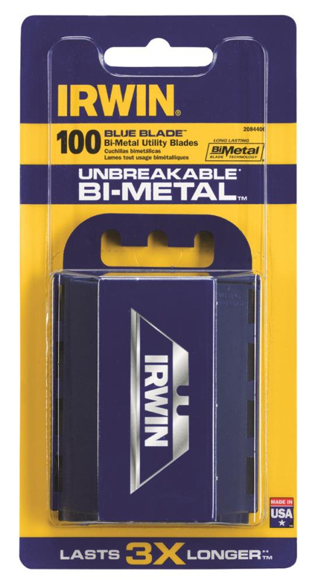 

Irwin Bi-Metal Utility Knife Blades 100 pk.