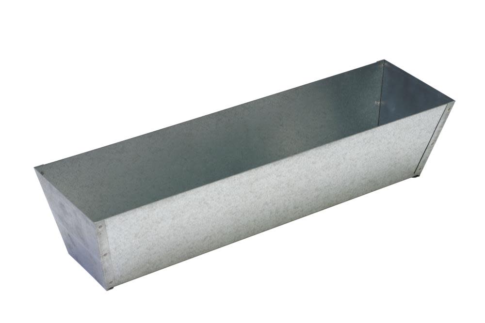 Warner Galvanized Steel Drywall Mud Pan 14in 267 - Acme Tools