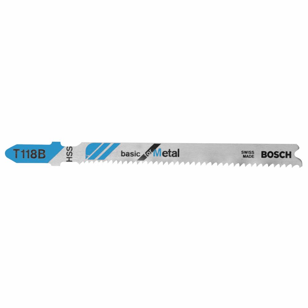 

Bosch Jig Saw Blades 3pc 3 5/8" 11 14 TPI Basic for Metal T Shank