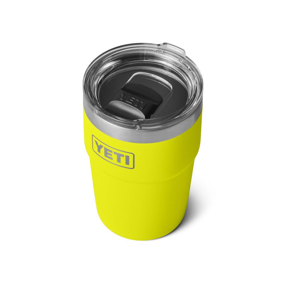 新品　イエティ 16 OZ STACKABLE CUP ファイヤーフライイエロー Yeti Rambler 16 Oz Stackable Pint with Magslider Lid