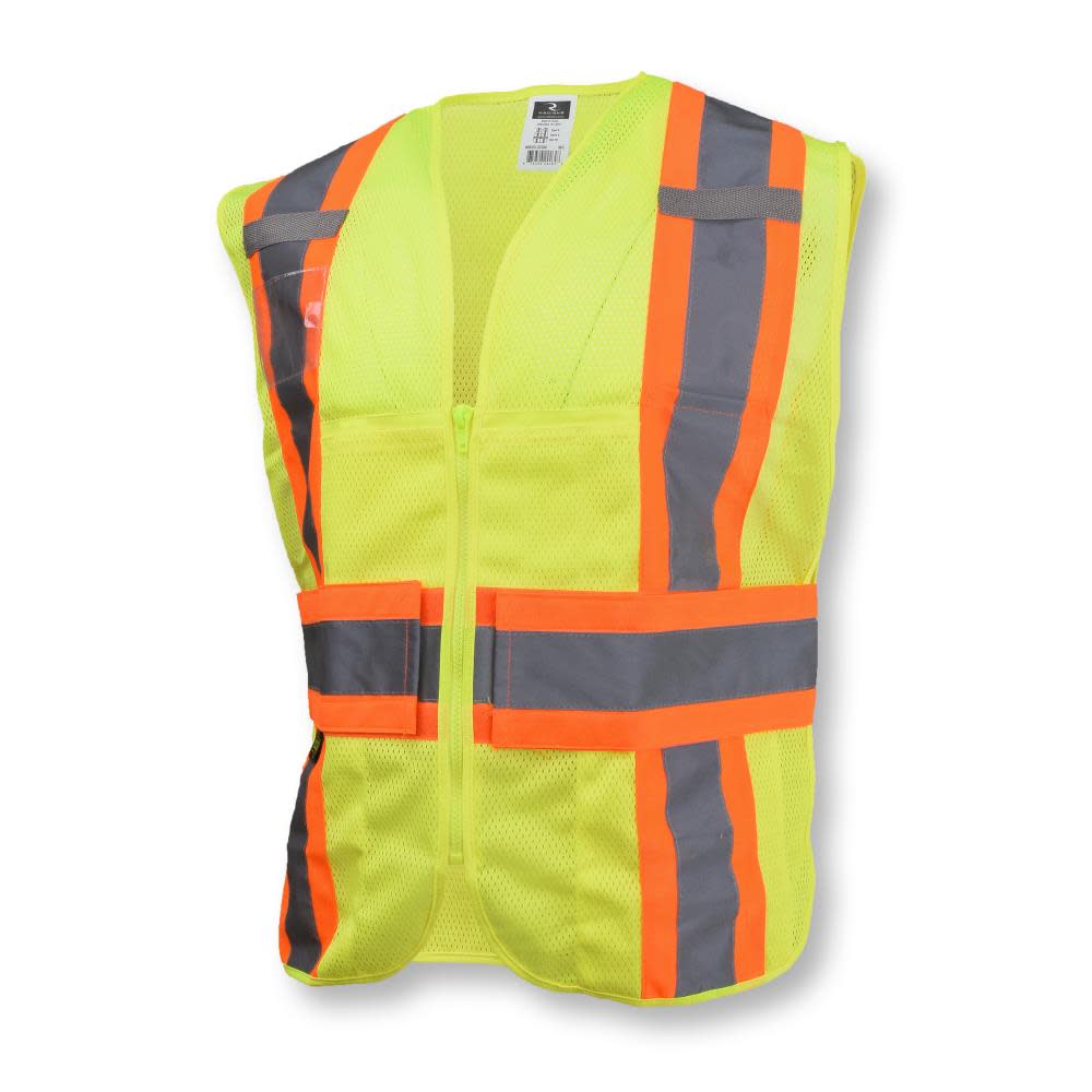 

Radians Safety Vest Type R Class 2 Expandable Two Tone Green 3X-5X
