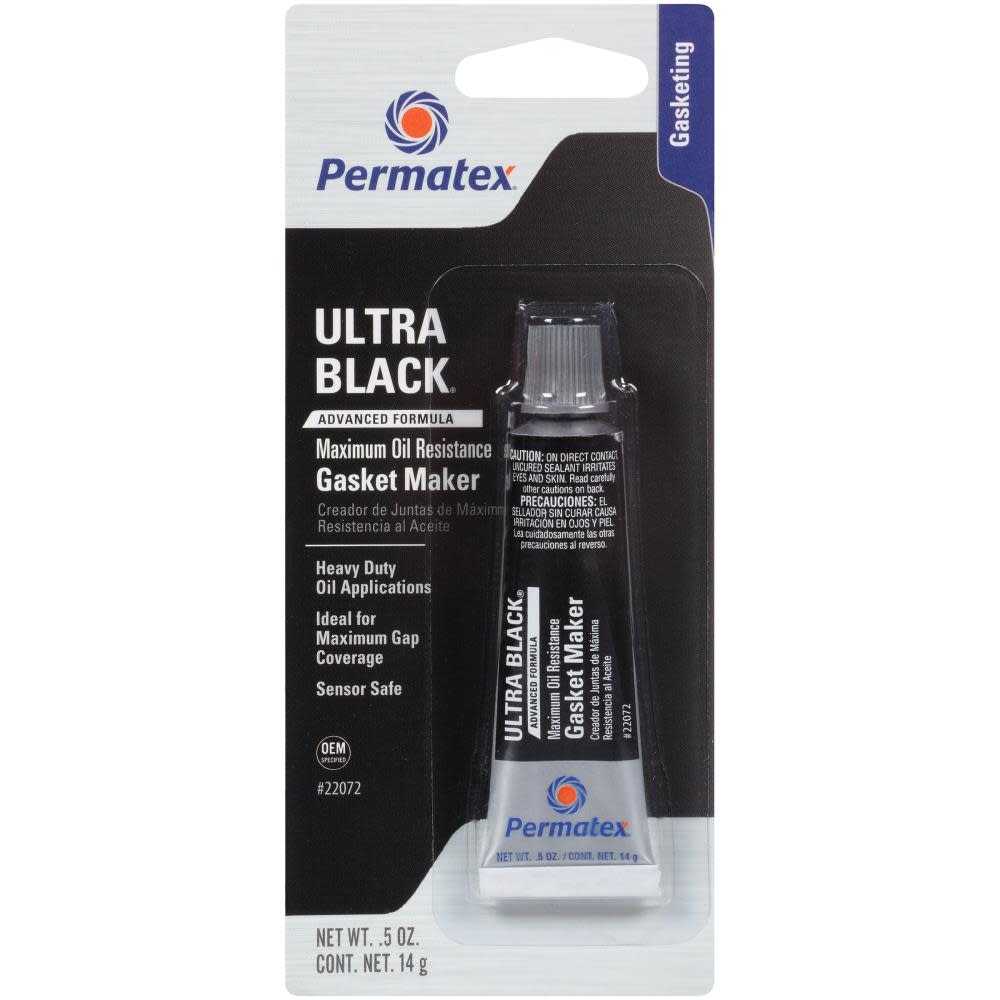 

Permatex Ultra Black Maximum Oil Resistance RTV Silicone Gasket Maker