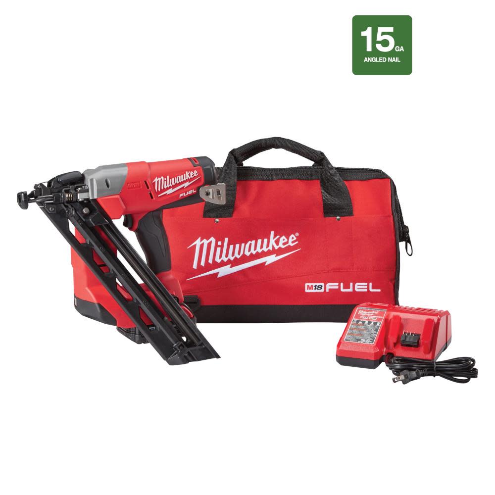 

Milwaukee M18 FUEL 15 Gauge Finish Nailer Kit