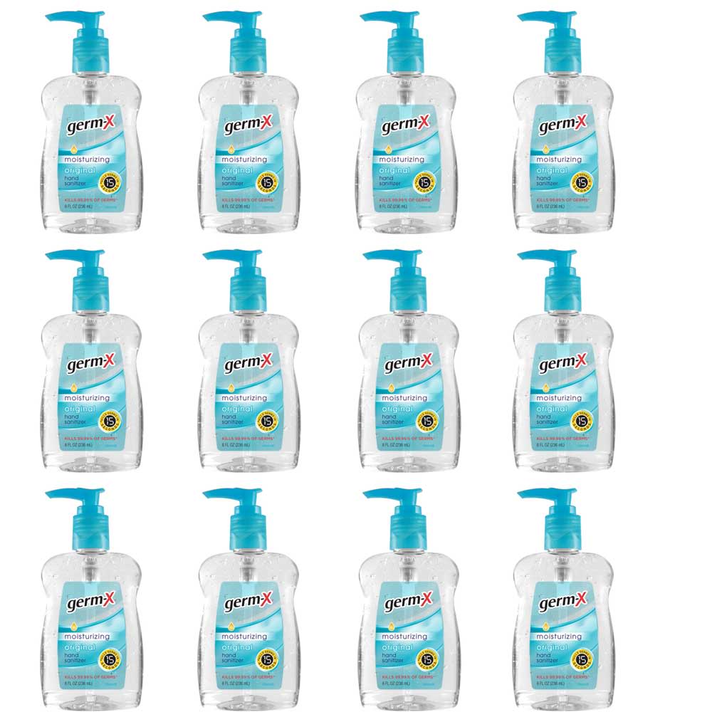 

Germ-X 8oz Hand Sanitizer 12pk
