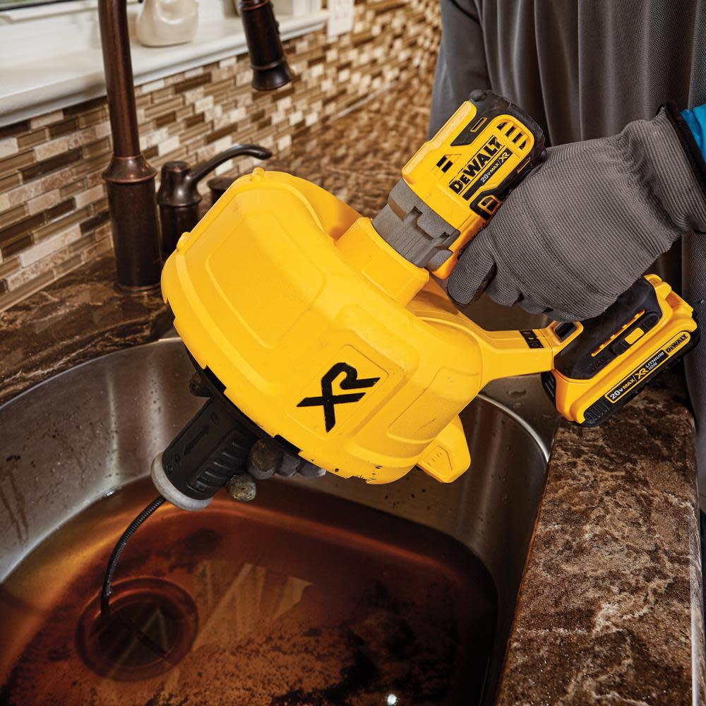 DEWALT 20V MAX XR Brushless Drain Snake Kit DCD200D1 Acme Tools