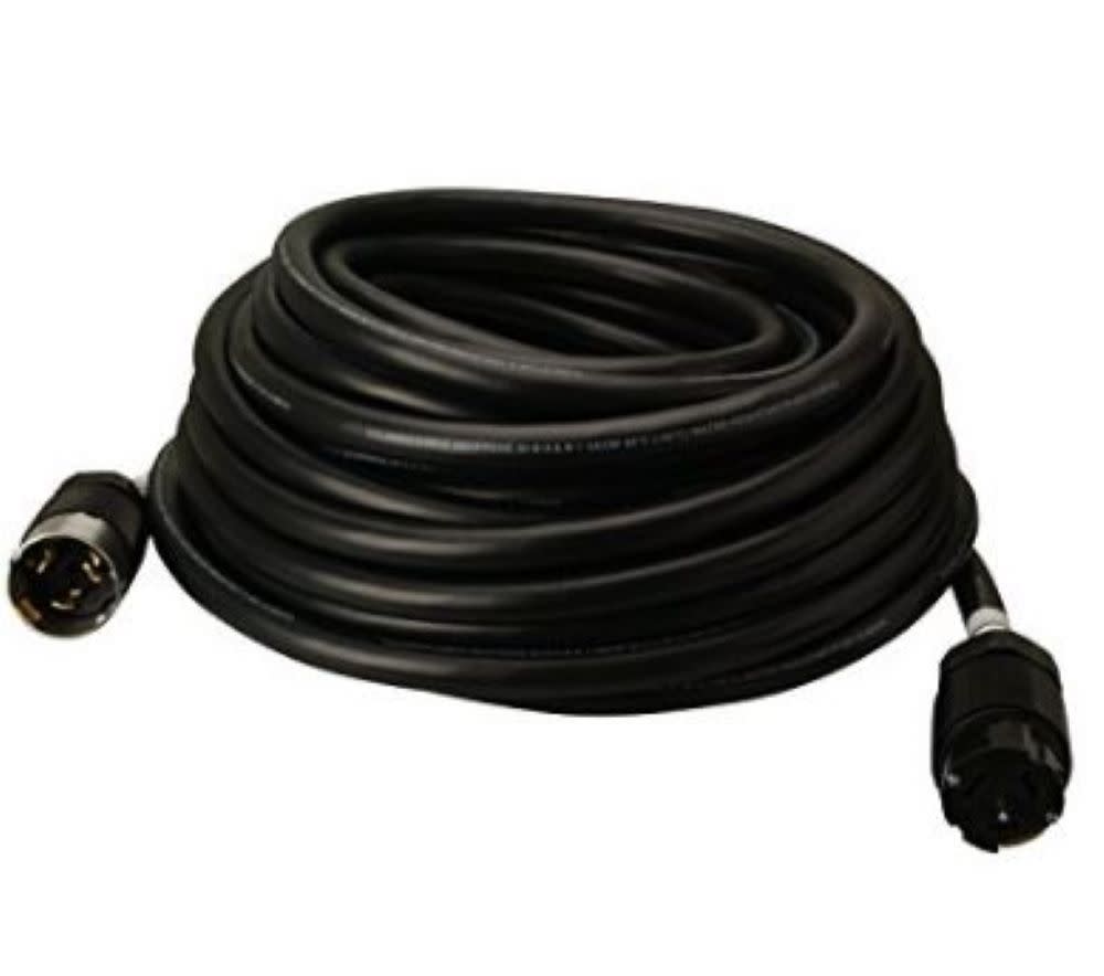 Southwire Twist Lock Generator Power Extension Cord 6/3 & 8/1 SEOW 50 Amp Black 50 Ft