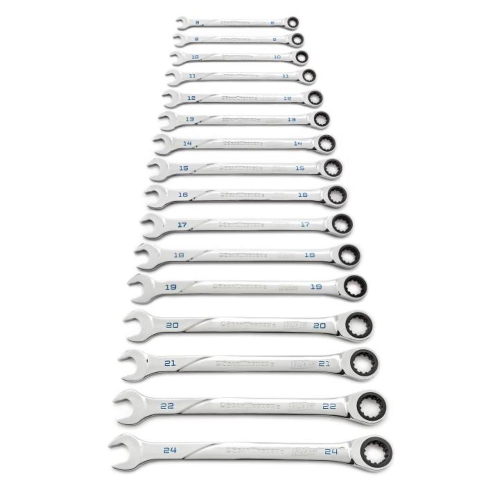 GEARWRENCH 16 Pc 120XP Universal Spline Metric XL Combination