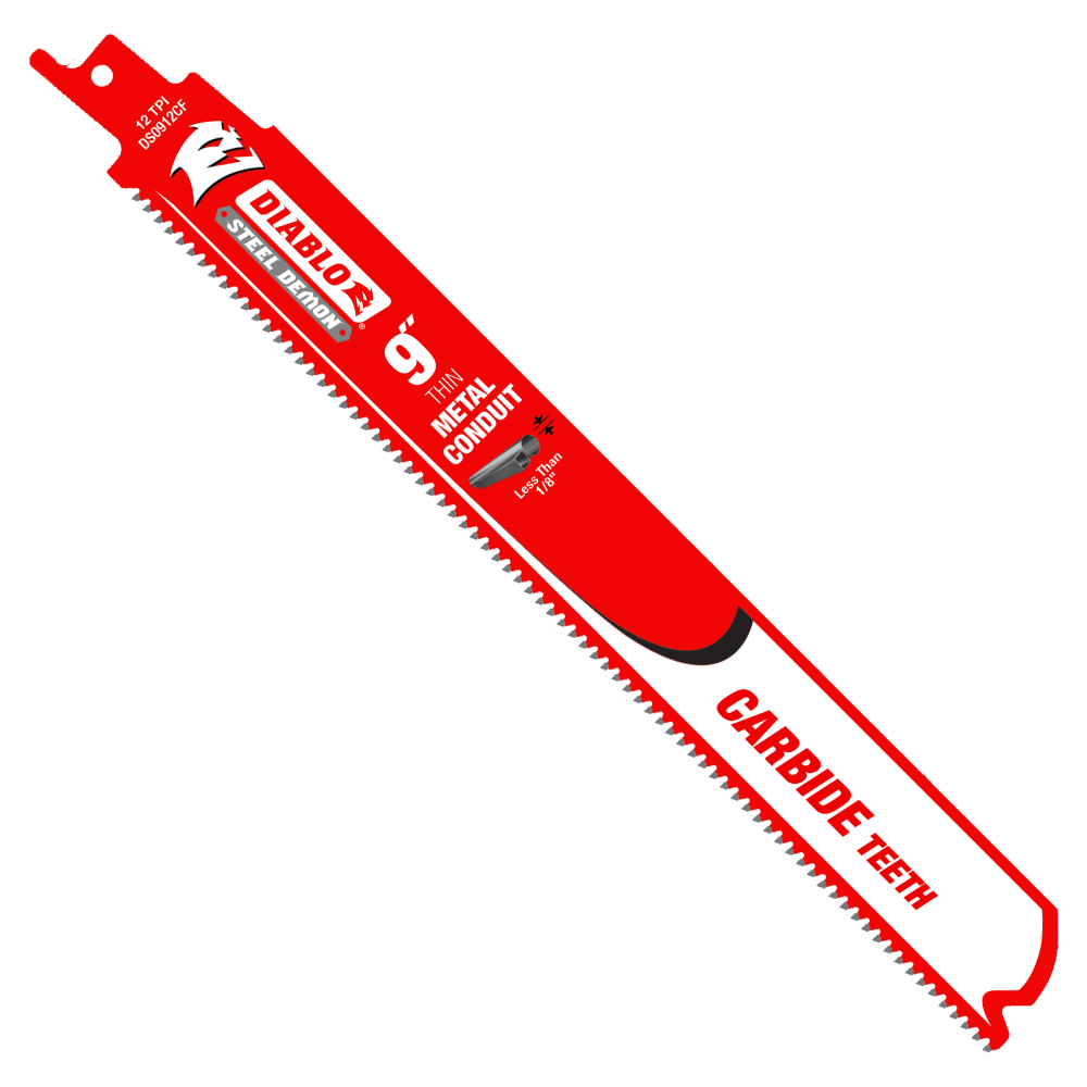 

Diablo Tools 9" Steel Demon Carbide Blades for Thin Metal Conduit Cutting