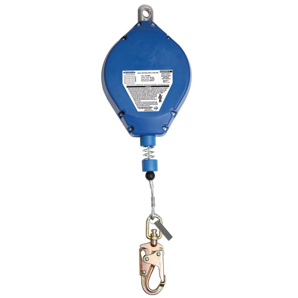 

Werner AutoCoil 2 60 ft Steel Cable Self-Retracting Lifeline
