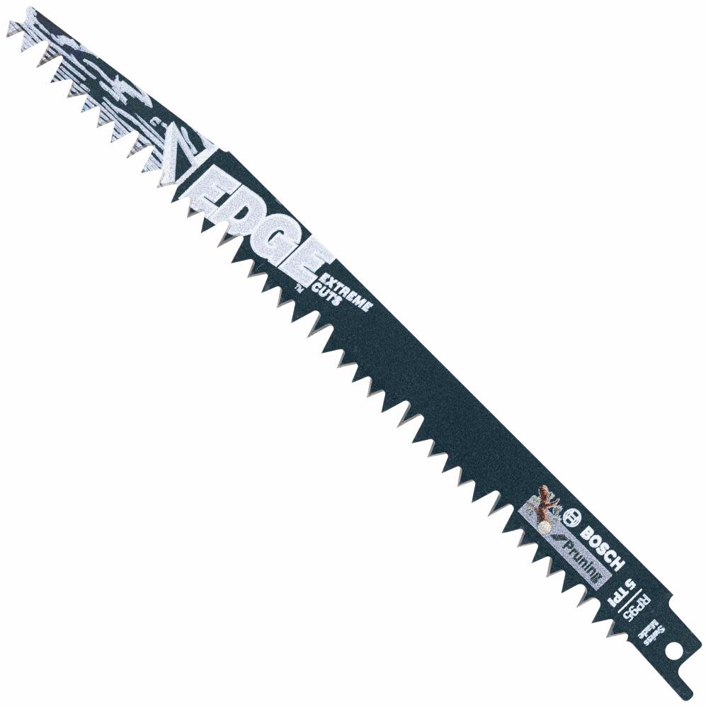 

Bosch 5 pc. 9 In. 5 TPI Edge Reciprocating Saw Blades for Pruning