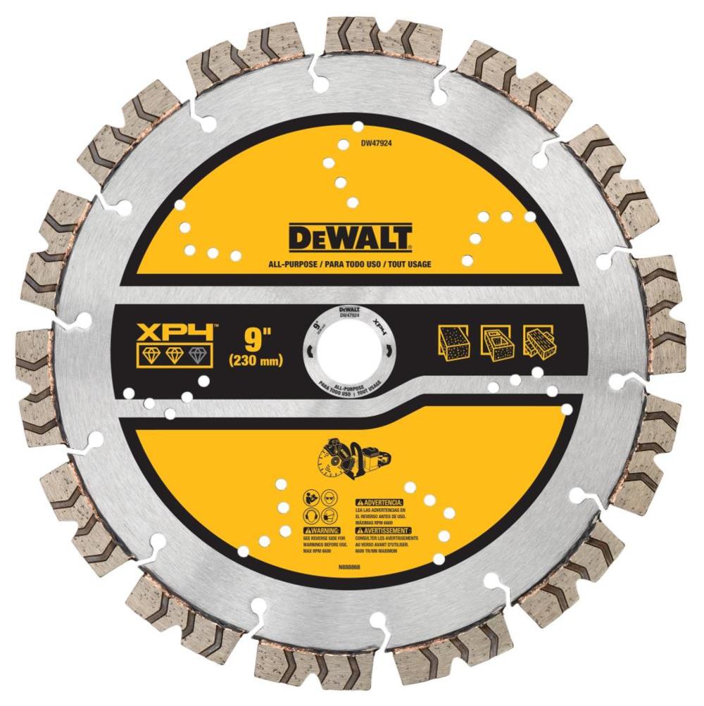 

DEWALT Diamond Blade 9" SEGMENTED XP4 ALL PURPOSE