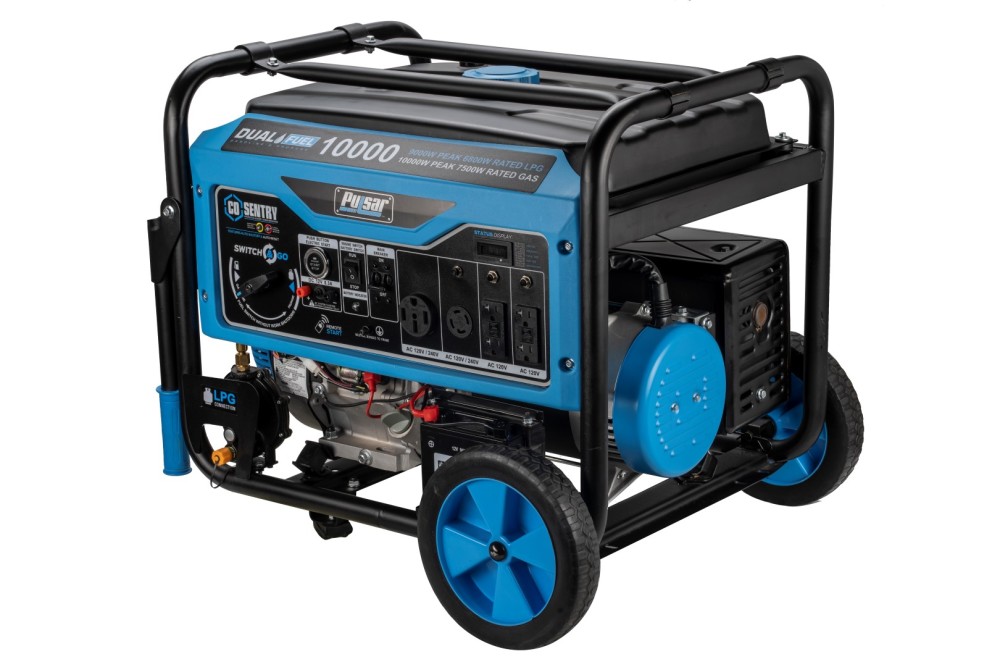 

Pulsar Products 10000 Watt Dual Fuel Generator with Remote Start