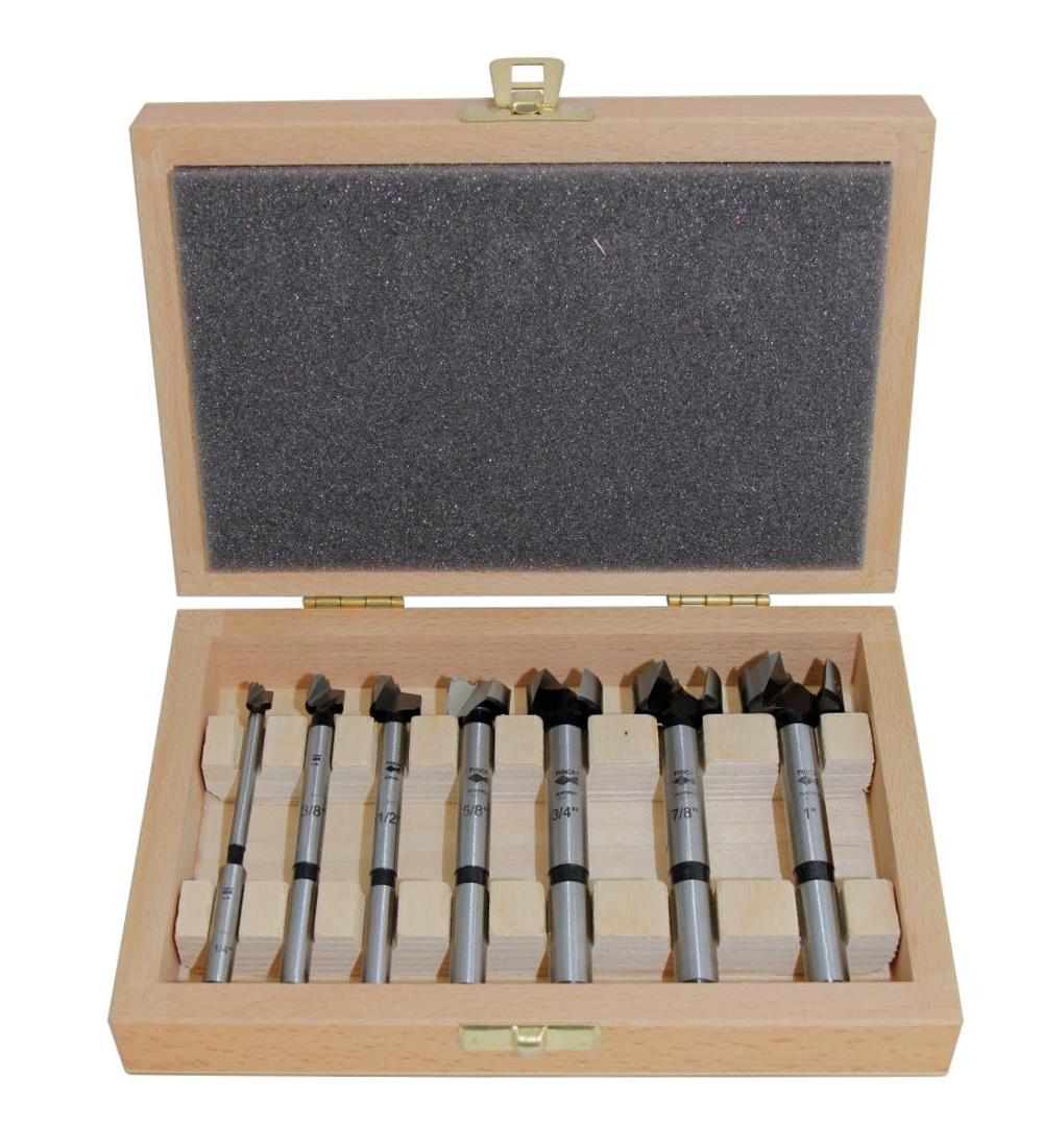 7 pc Wood Box Imperial Forstner Bit Set FSA197058 from FISCH Acme Tools