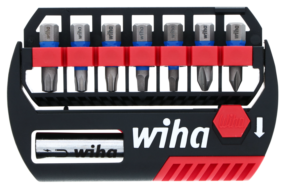 

Wiha Impact Bit Set With Magnetic Bit Holder 1" Bits 8pc