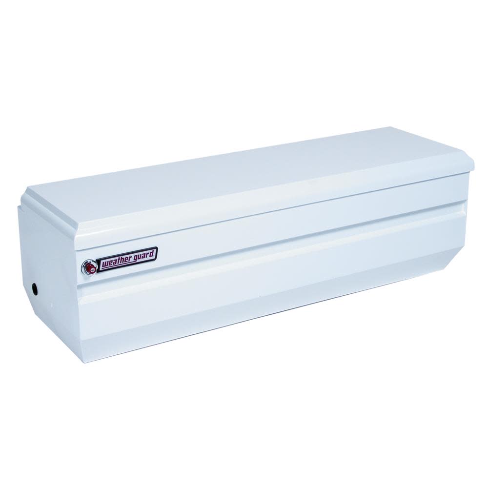 

Weather Guard 62-in x 20-in x 19.25-in White Steel Universal Truck Tool Box