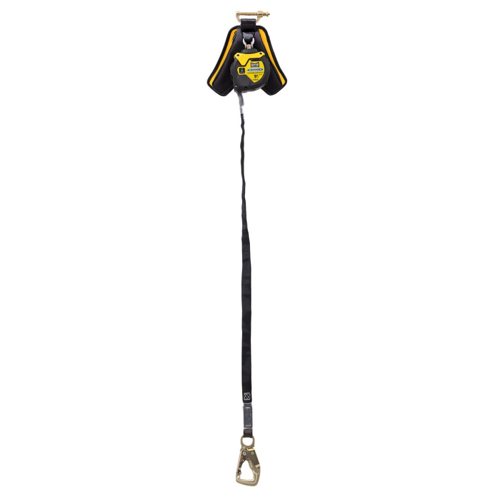 Werner 9 Ft. ThermoPlastic Tie-Back Self-Retracting Lifeline, Matte Black