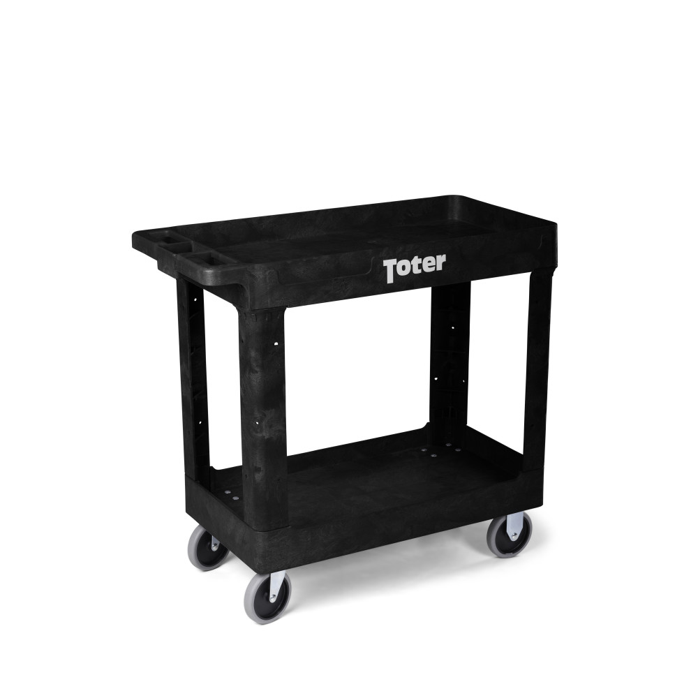 

Toter Material Handling Utility Cart with Lipped Top and Straight Handle
