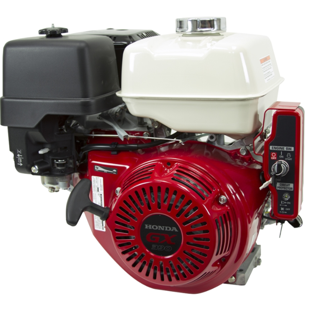 

Honda 390cc Engine with Electric Start Oil Alert and 3 amp Charging