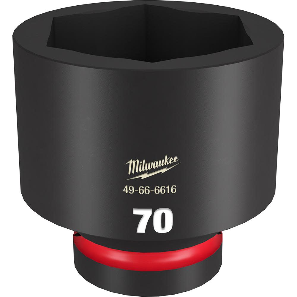 

Milwaukee Impact Socket 1" Drive 70mm Standard 6 Point