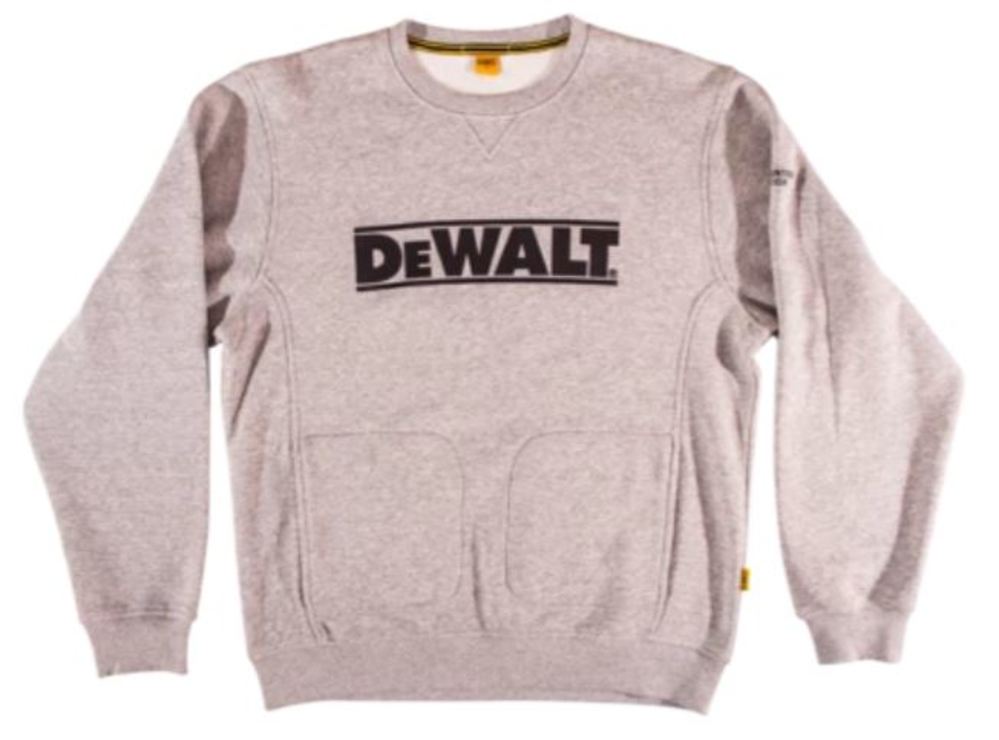 

DEWALT Logo Crewneck Sweatshirt Heather Gray 2X