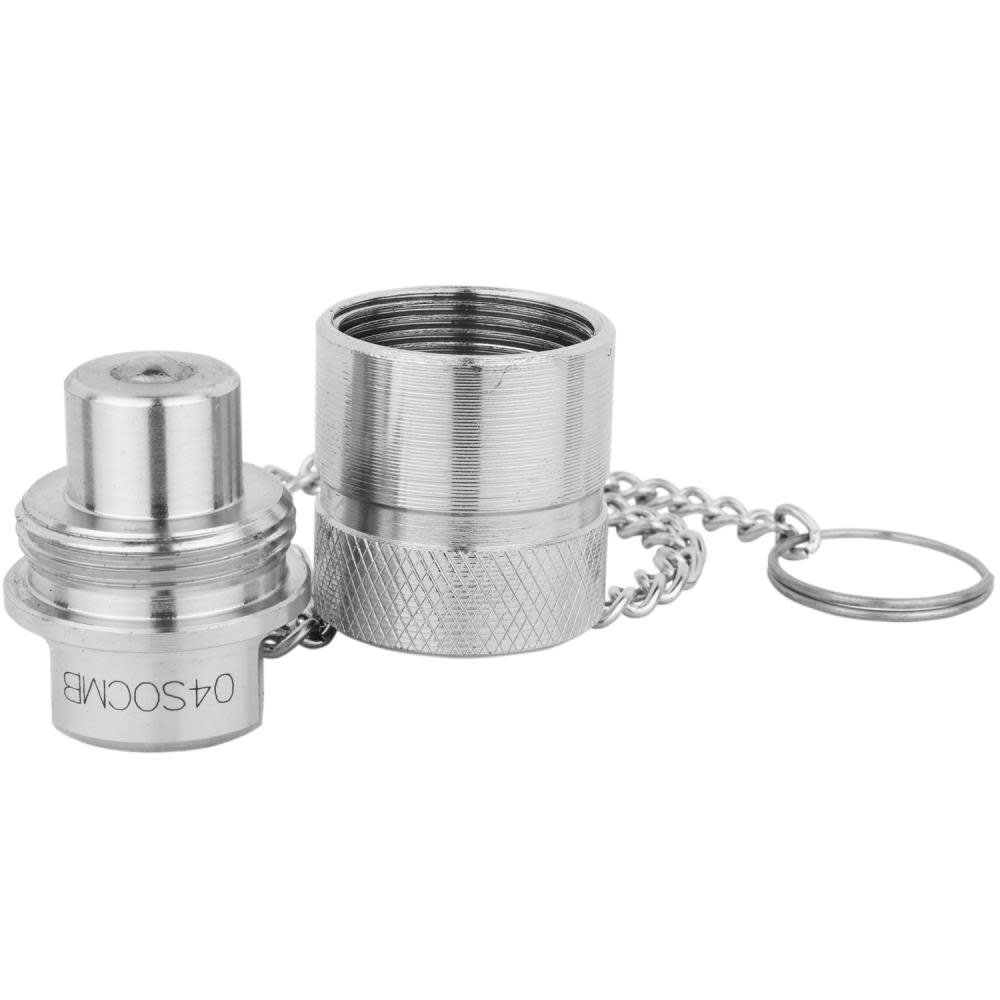 

Milton 1/4" NPTF Hydraulic Spin-On Coupler Male Half