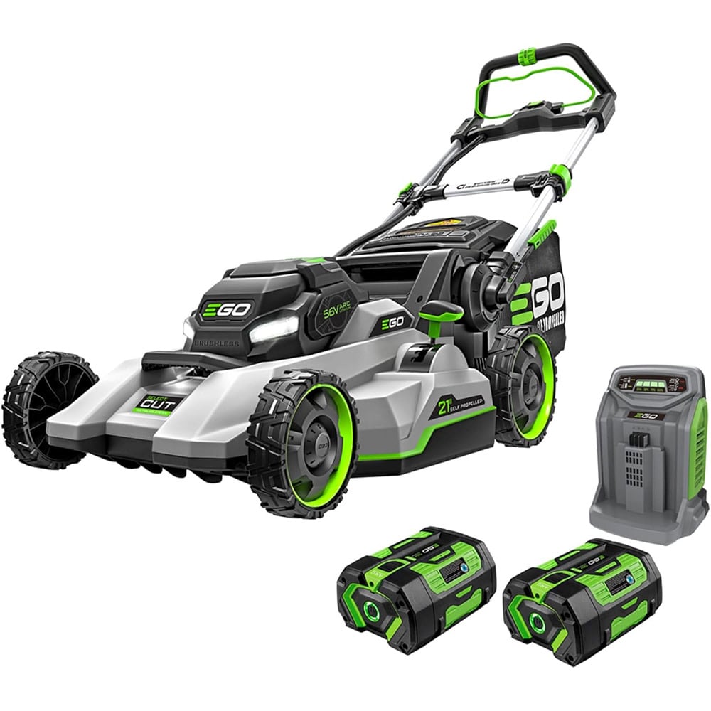 EGO 21 Inch Select Cut Self-Propelled Mower with Touch Drive & 6Ah Battery 2pk