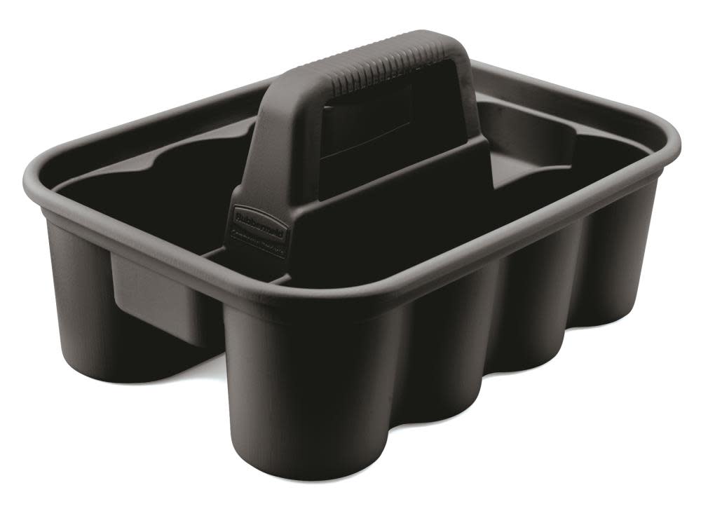 Rubbermaid 10.9-in W x 7.4-in H x 15-in D Black Deluxe Carry Caddy