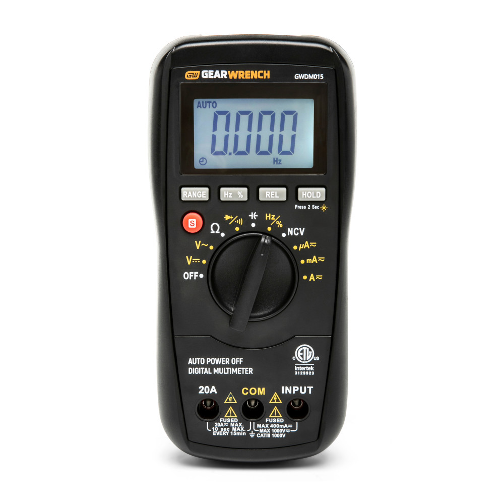 Geared Multimeter GEARWRENCH Technicians True RMS Digital Multimeter GWDM015 - Acme Tools