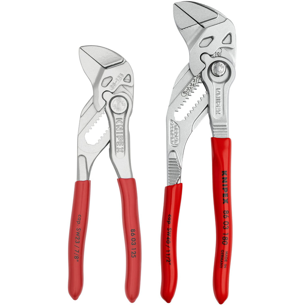 Knipex Mini Pliers Wrench Set 2pc 9K 00 80 121 US - Acme Tools