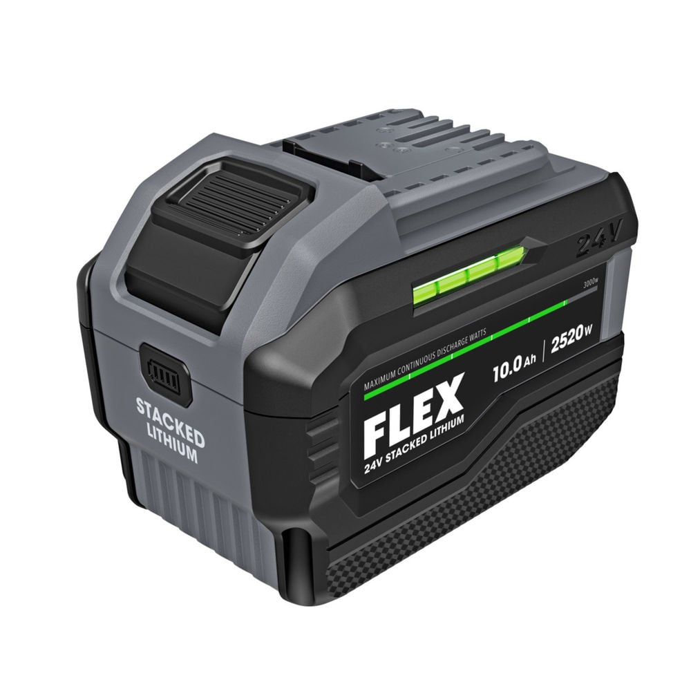 FLEX Stacked Lithium 24V 10Ah Lithium Ion Power Tool Battery Pack with Fuel Indicator