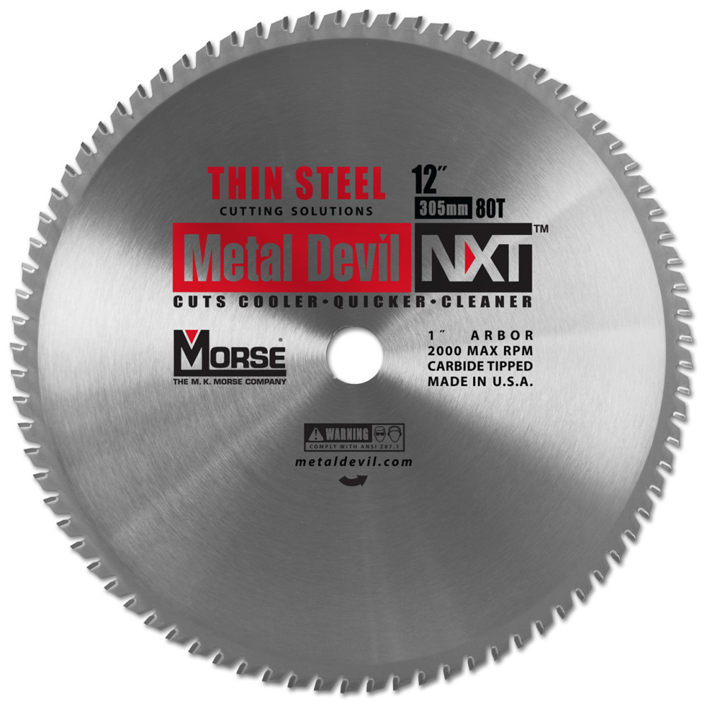 

MK Morse Metal Devil NXT Circular Saw Blade 12" Thin Steel