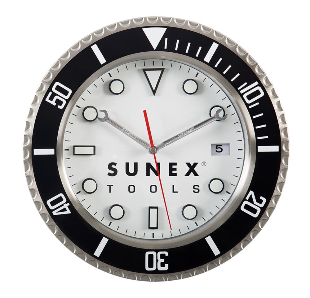 

Sunex Stainless Steel Shop Clock