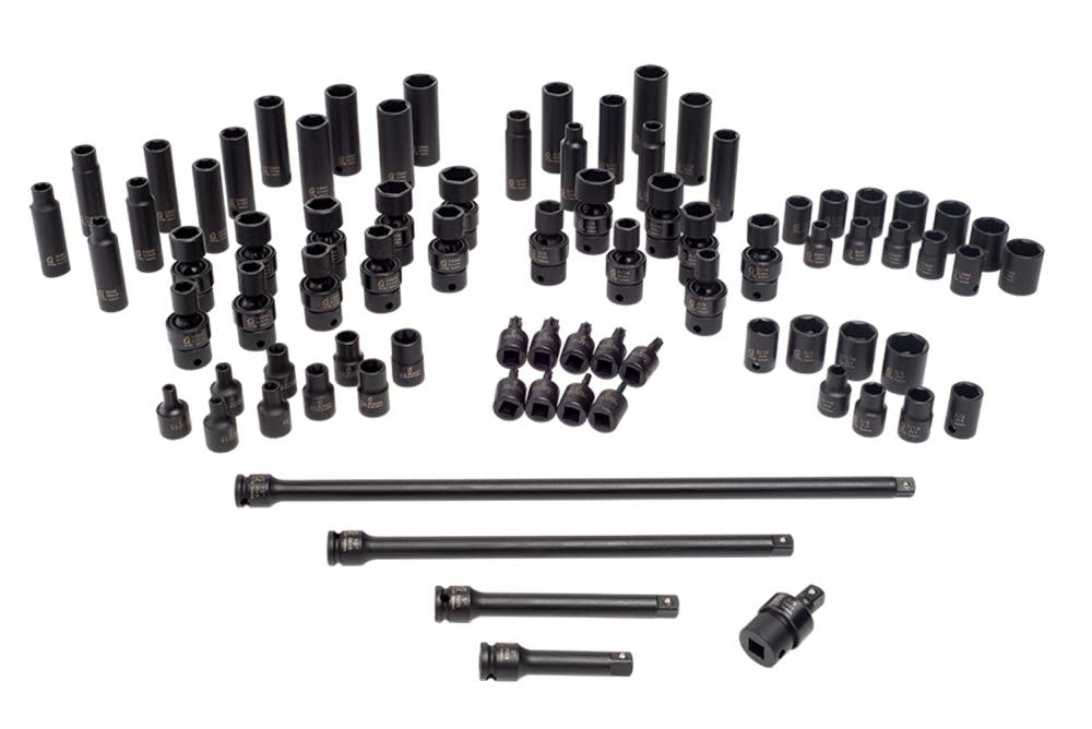 80 pc. 3/8 In. Drive Master Impact Socket Set - 3580 from SUNEX 