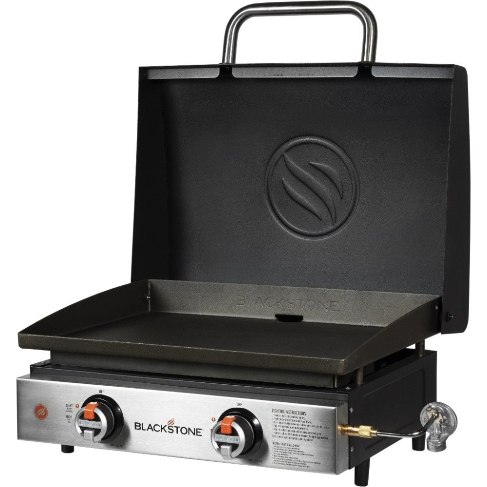 

Blackstone Tabletop Griddle 22" Stainless Steel Front Plate with Cover