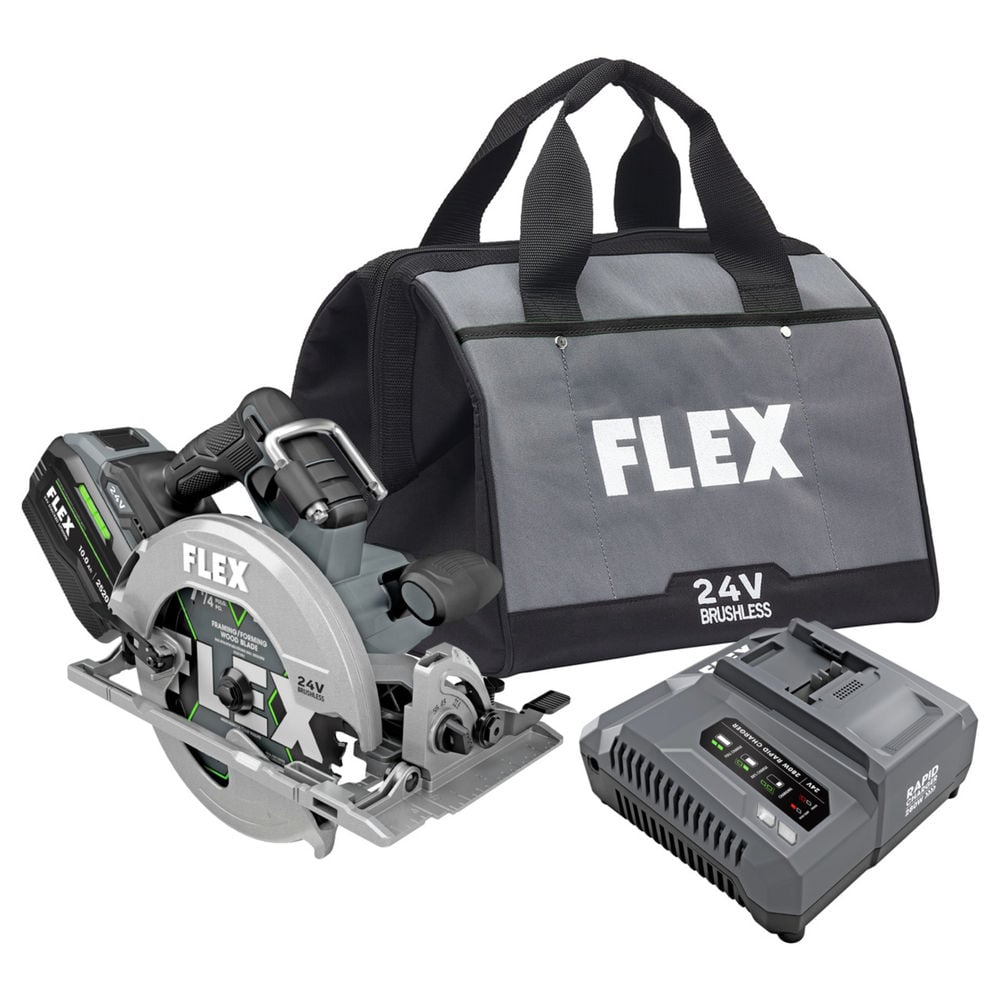 FLEX 24V 7 1/4in Circular Saw Stacked-Lithium Kit