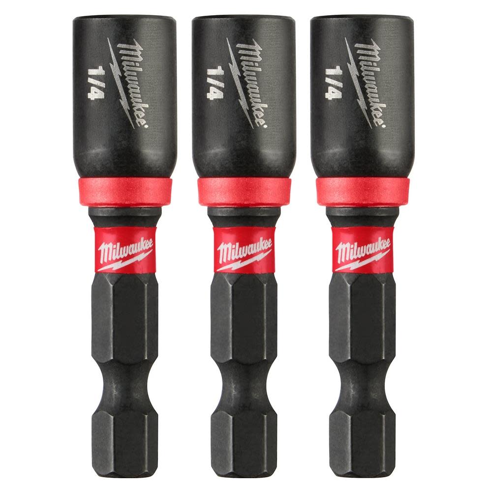 

SHOCKWAVE Impact Duty™ 1/4” x 1-7/8” Magnetic Nut Driver 3PK