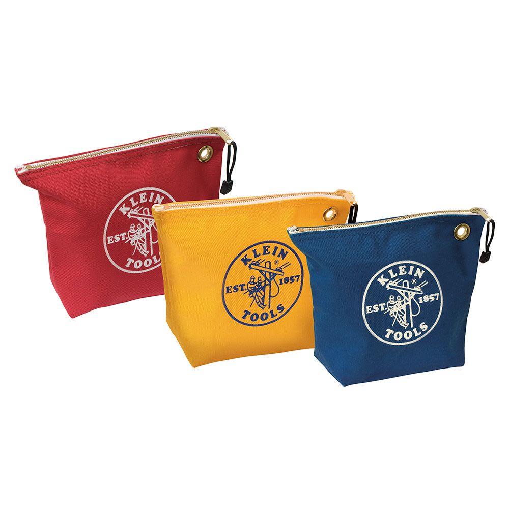 

Klein Tools Assorted Canvas Zipper Bags 3-pack