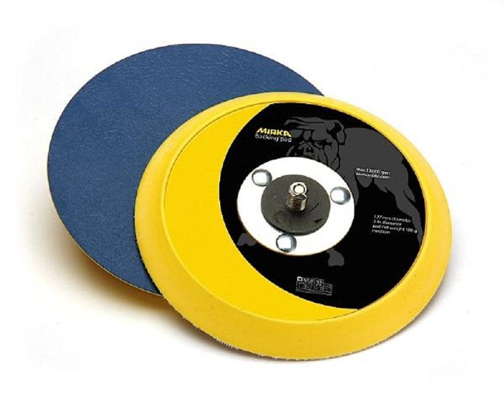 Mirka 5 in Vinyl Faced Backup Pad for PSA