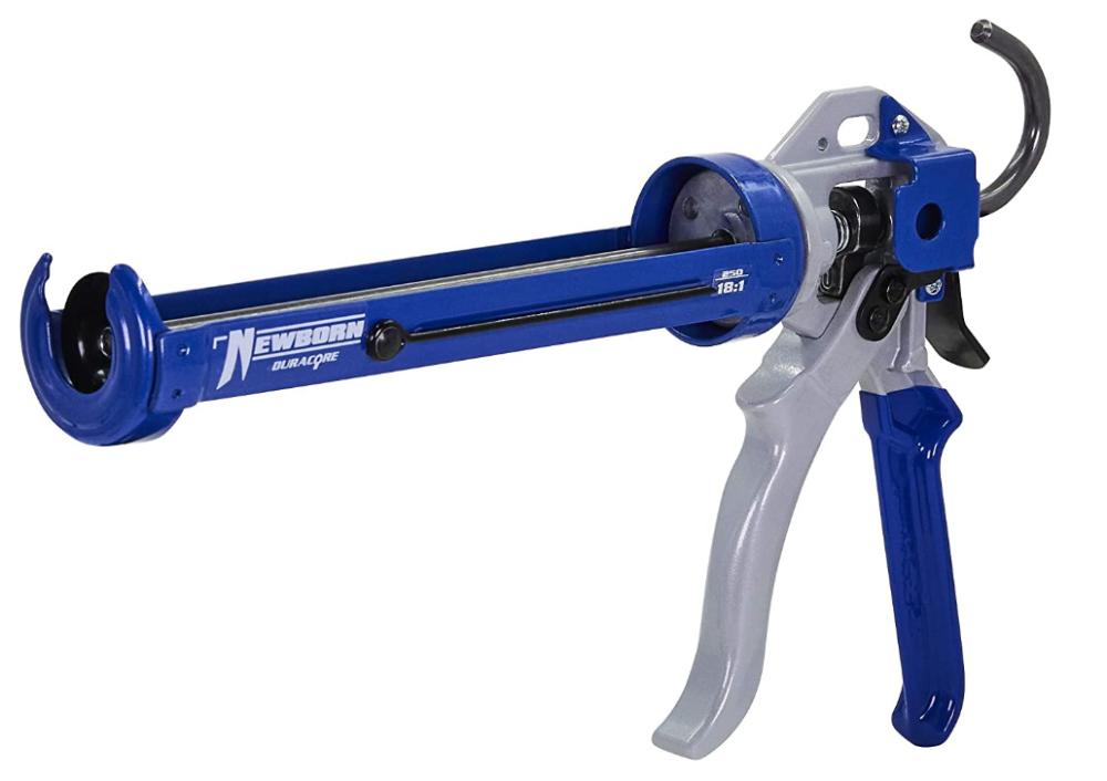 Newborn Brothers Caulk Dispenser Pro Grade Smooth Rod Revolving Frame